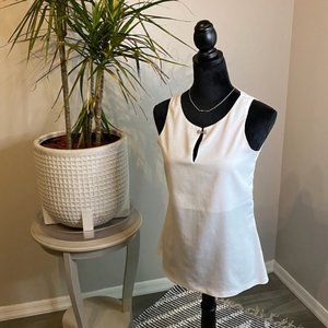 White Sleeveless Top